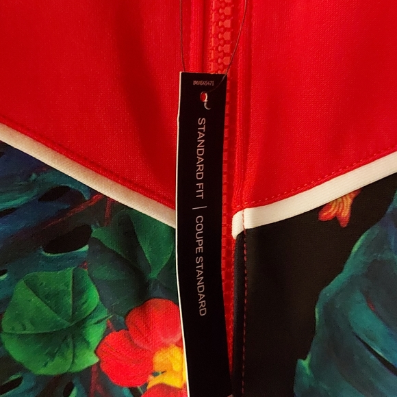 Nike Multicolor Tropical Patterned Cropped Jacket - Picture 7 of 10